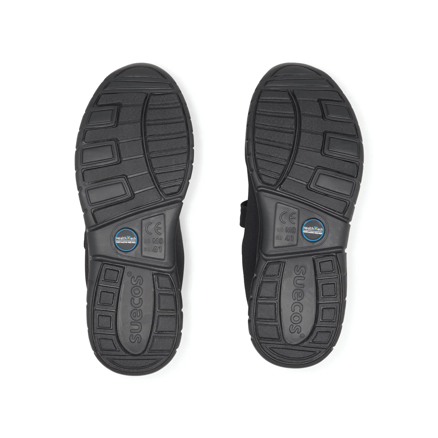 Suecos Alma Velcro scarpe unisex nere velcro