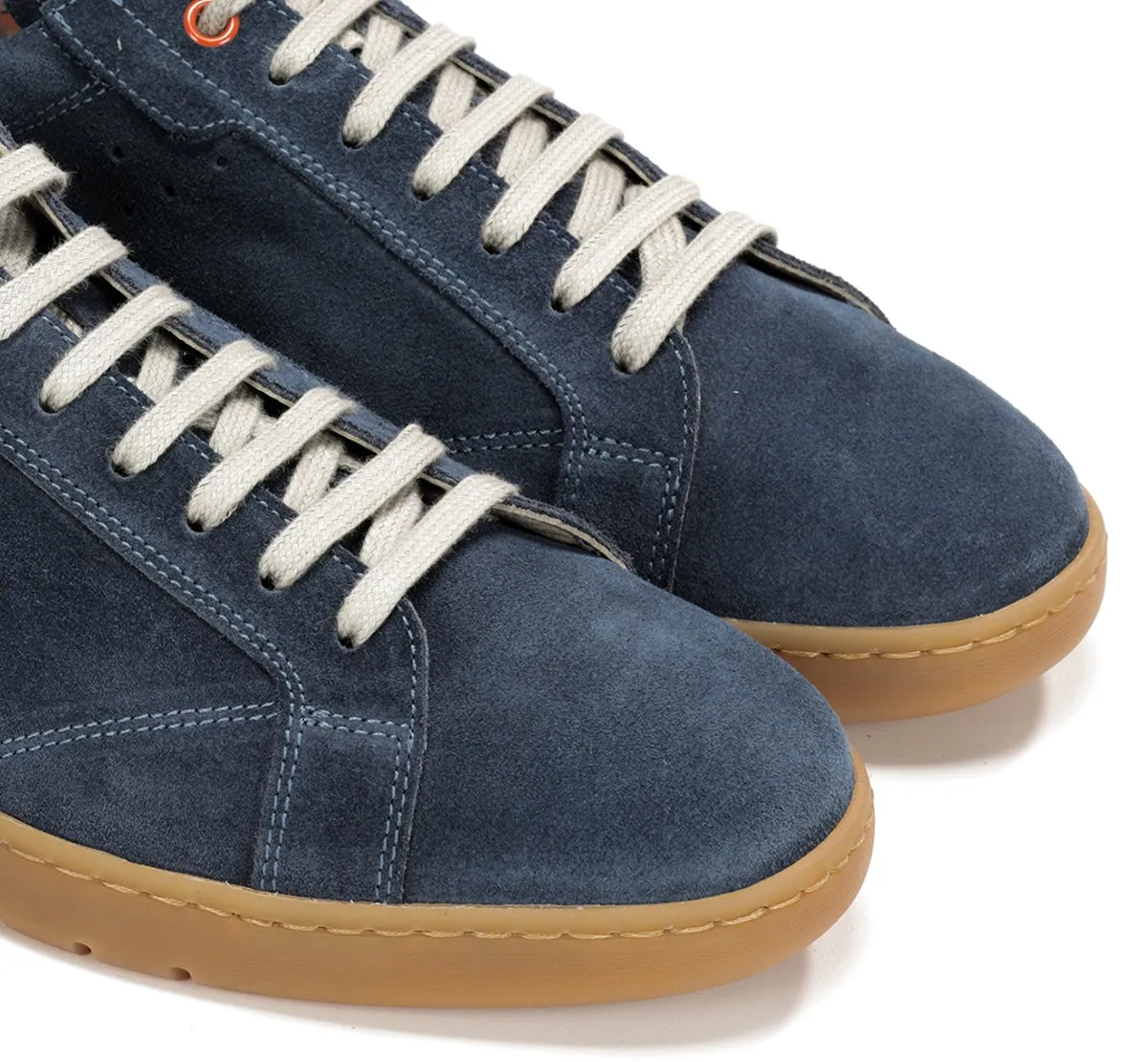 Fluchos Leo F1727 sneakers uomo blu suola retro
