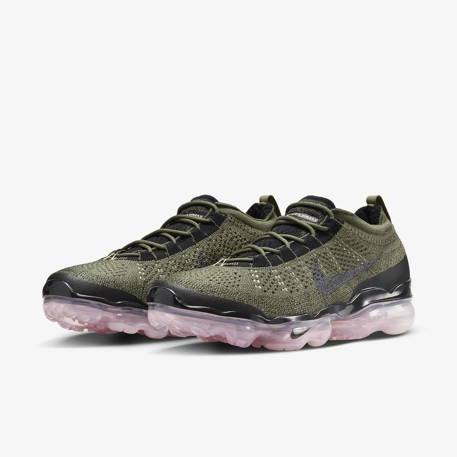 Nike Air VaporMax 2023 Flyknit sneakers uomo verde oliva 46 EU