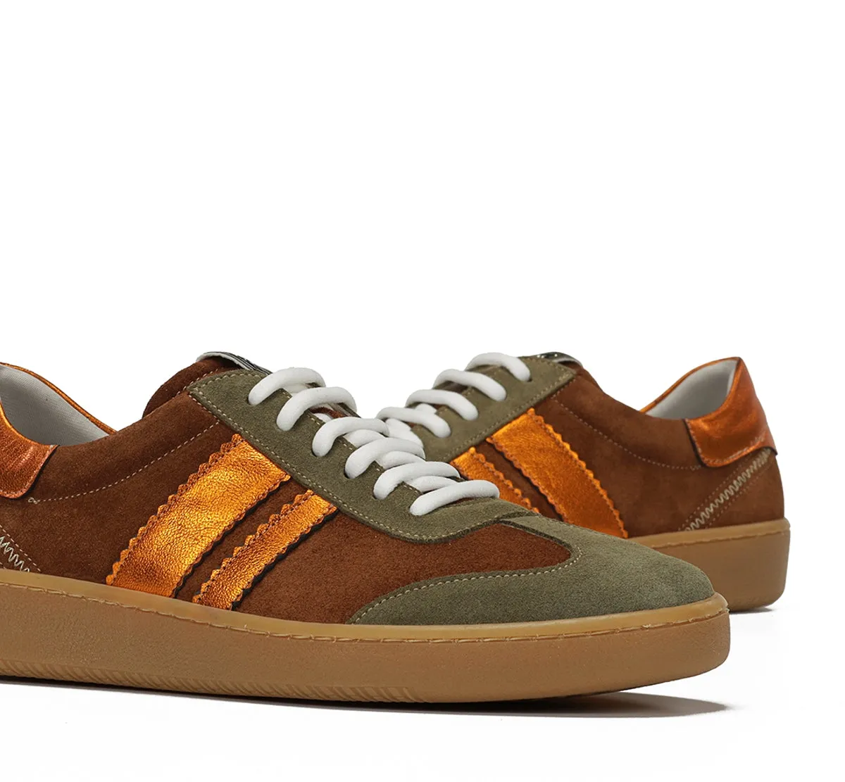 Fluchos Lynn D9644 sneakers donna verdi velcro