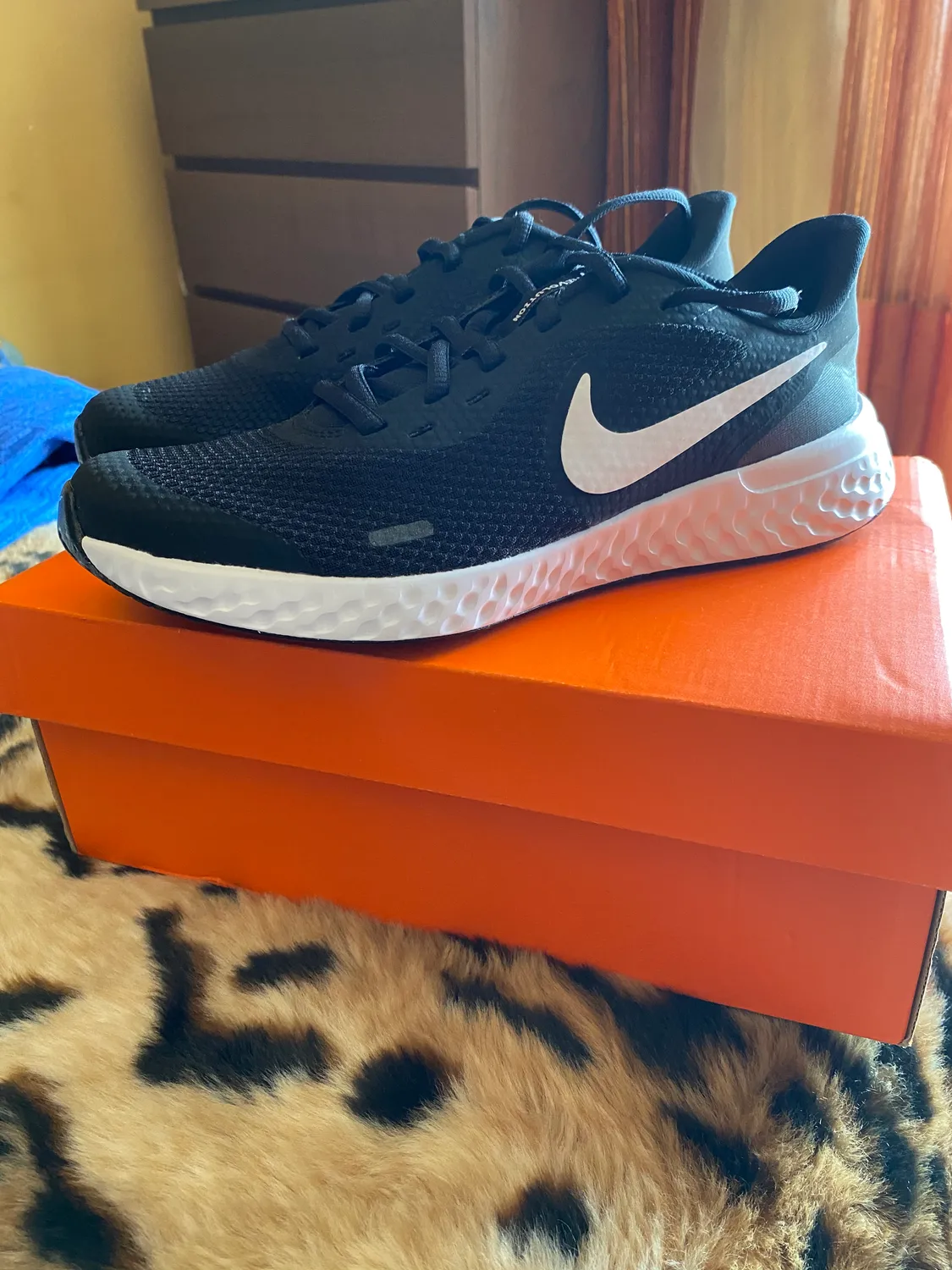 Nike Revolution 5 sneakers bimbi 22 EU blu grigio