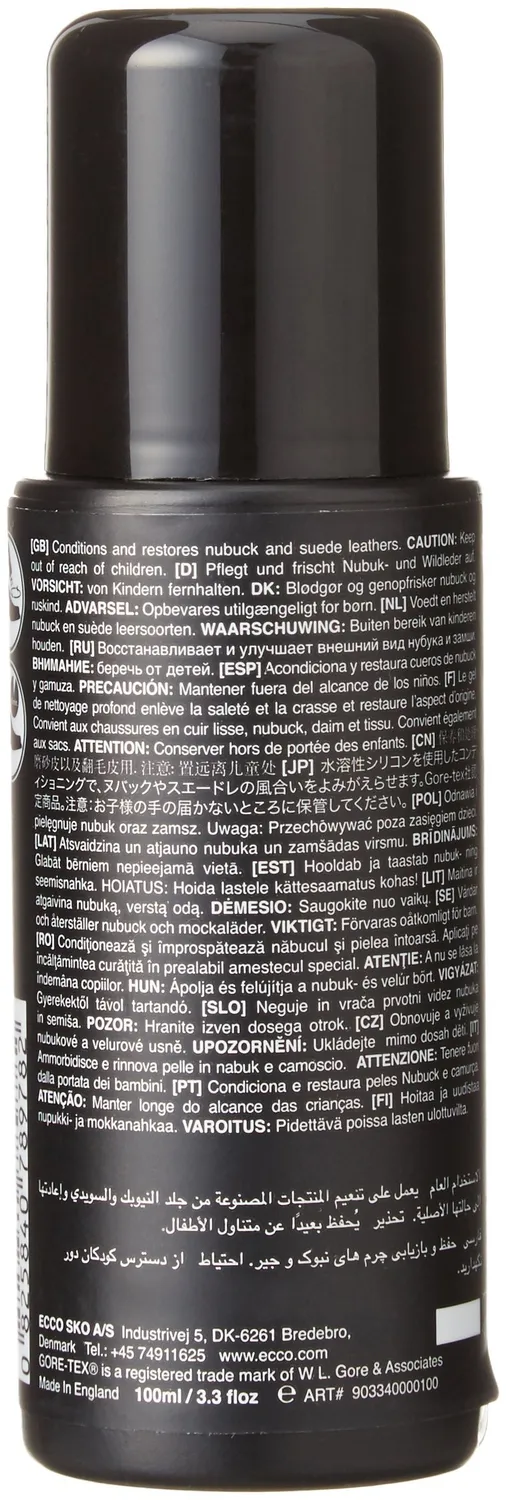 Ecco Nubuck And Suede Conditioner balsamo scarpe trasparente 100 ml