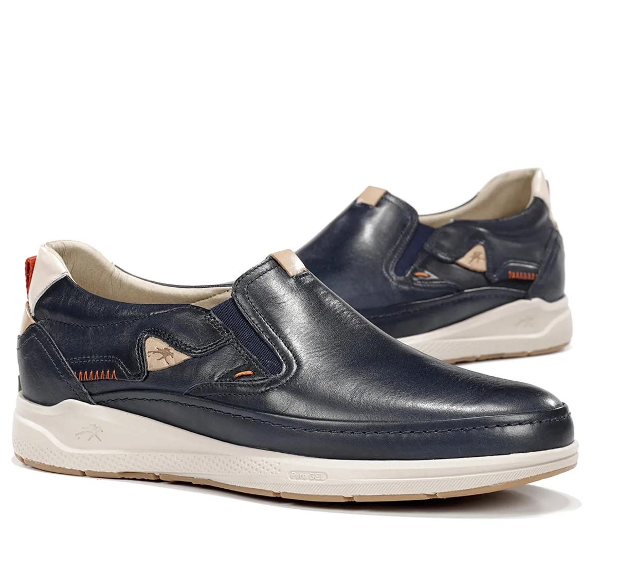 Fluchos Kadir F2445 slip on blu uomo