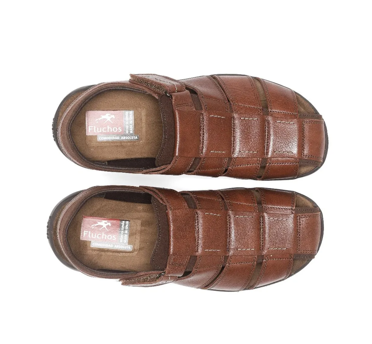 Fluchos Dozer F0533 sandali uomo marroni velcro