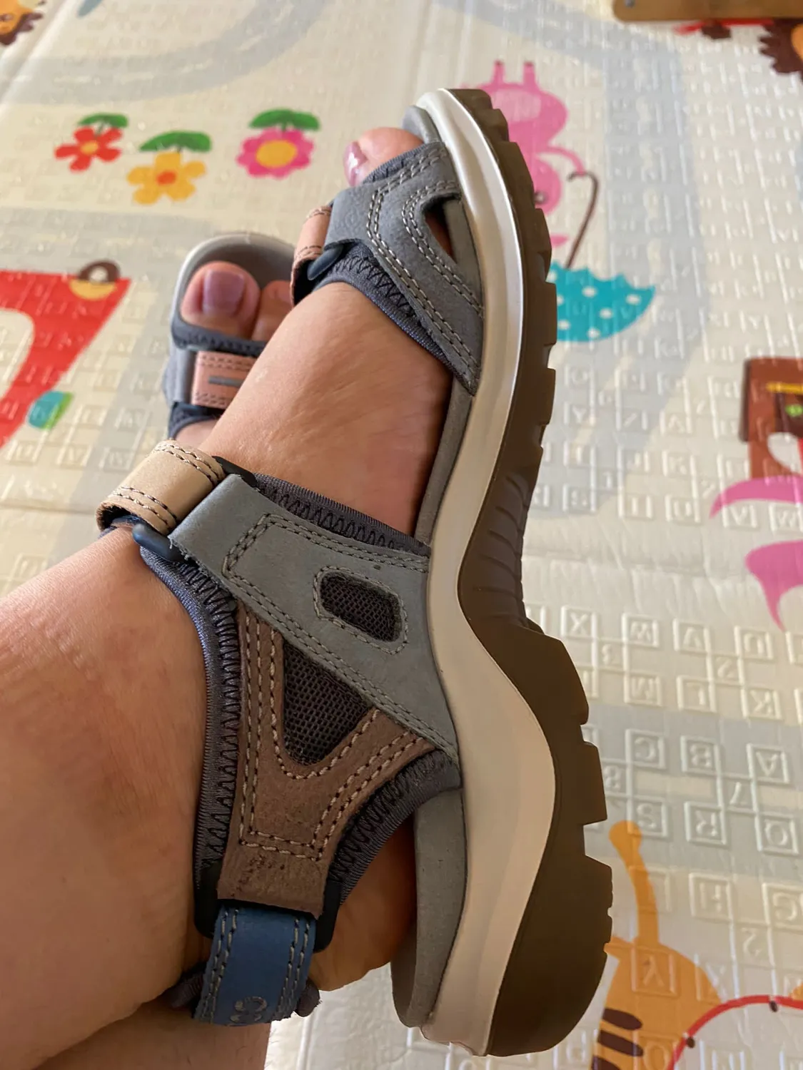 Ecco Yucatan sandali donna bianco leggero