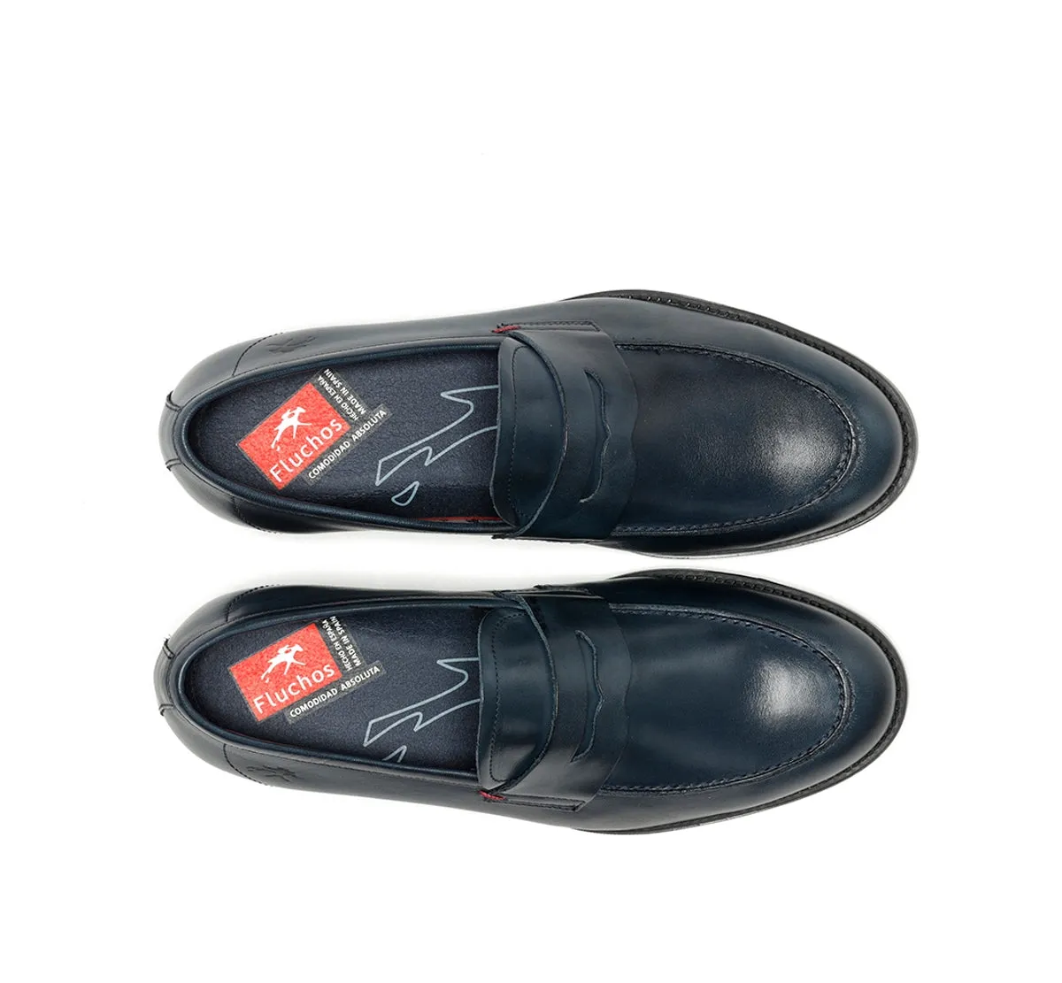 Fluchos Henri F0824 mocassino blu formale