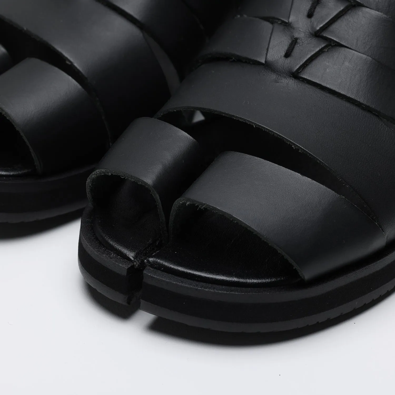 Tabito Tabi Sandals tabito10 sandali tabi neri pelle
