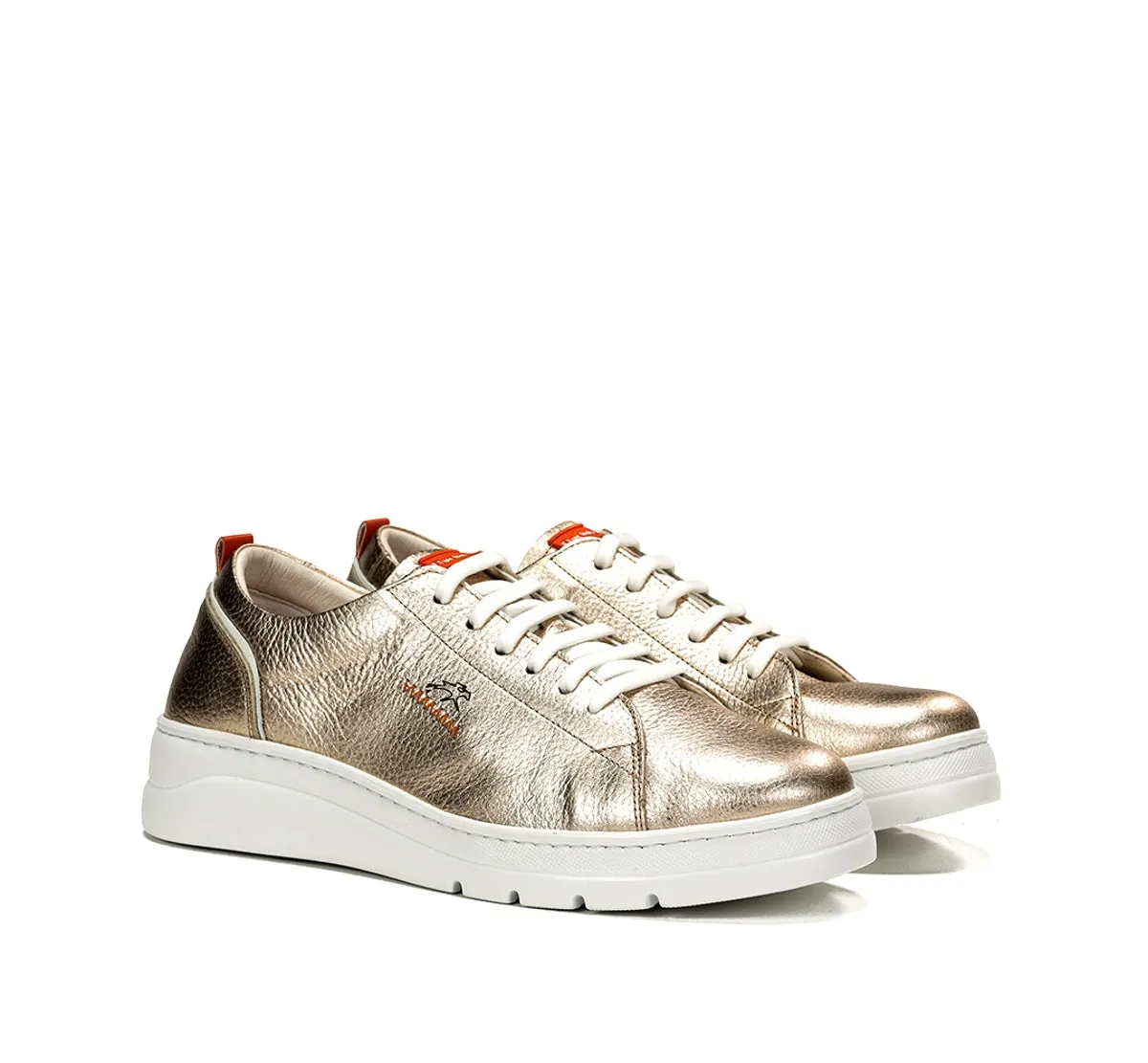 Fluchos Pompas F1917 sneakers dorate donna leggere