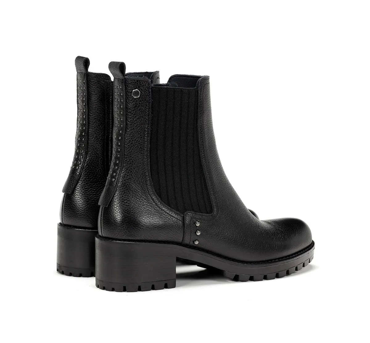Fluchos Glass D8824 Stivaletti Donna Nero Track