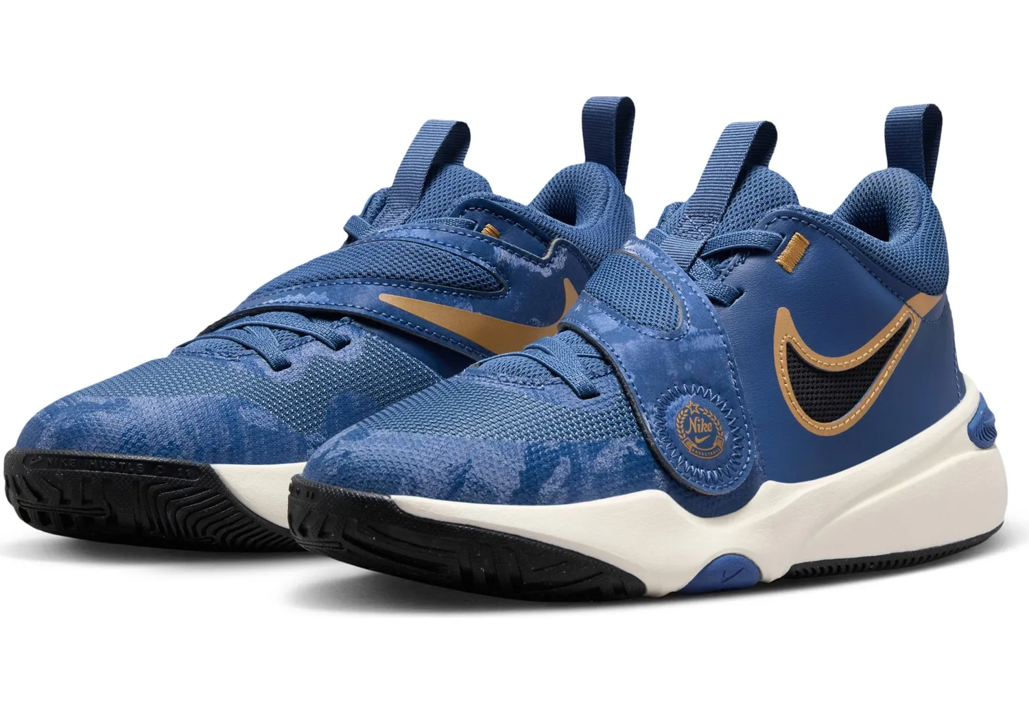 Nike Team Hustle D 11 scarpe basket bambino 35.5 EU navy