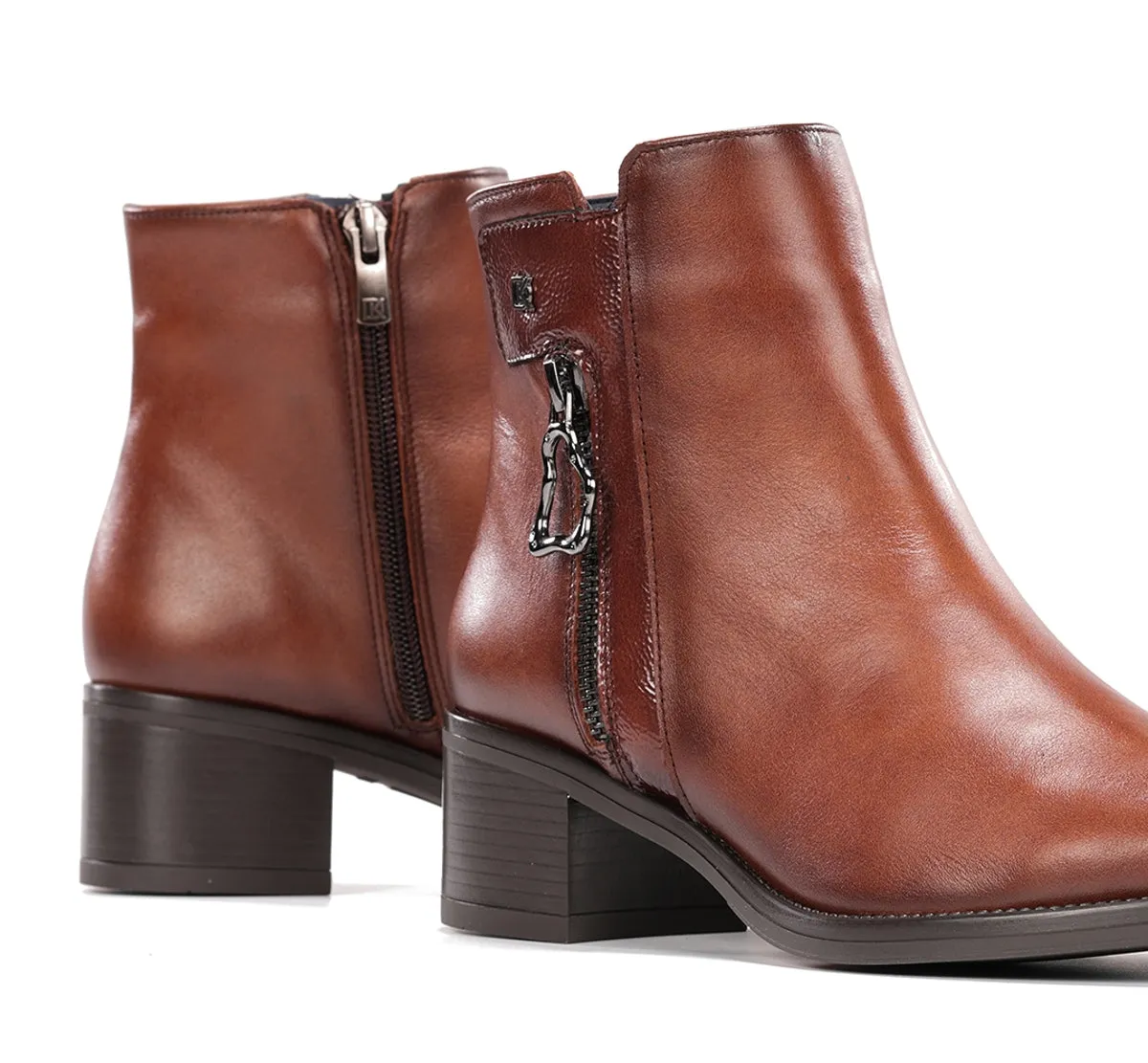 Fluchos Chiara D9434 stivaletti marrone tacco donna