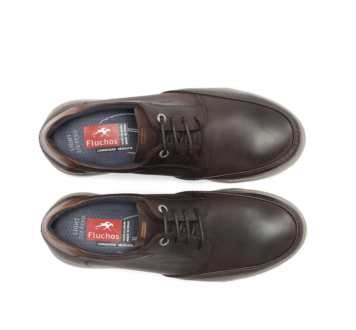 Fluchos Daryl F1460 scarpe uomo marroni classiche