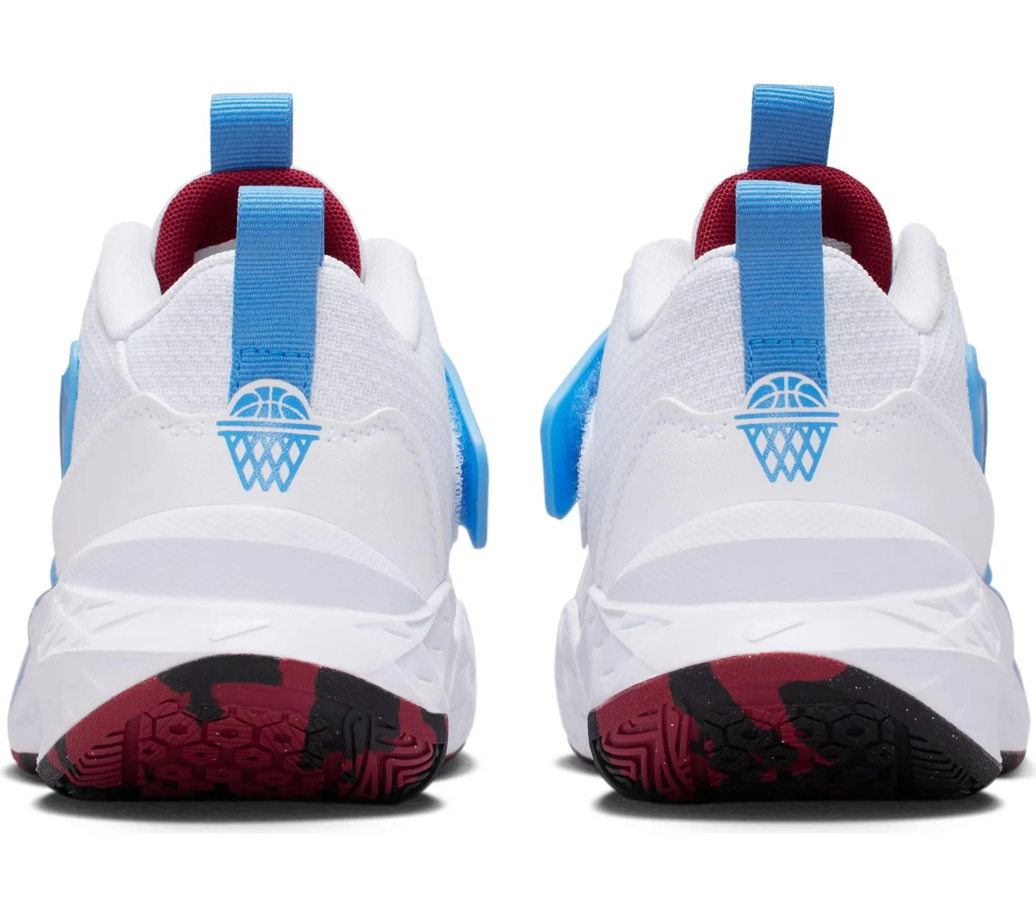 Nike Team Hustle D 12 scarpe basket bambino con strappo