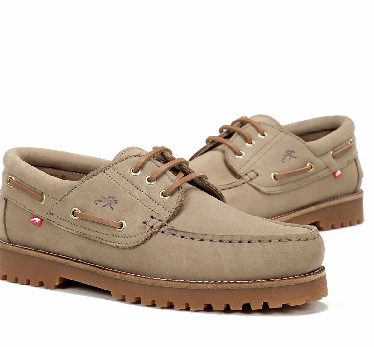 Fluchos Scott F0054 scarpa barca tortora