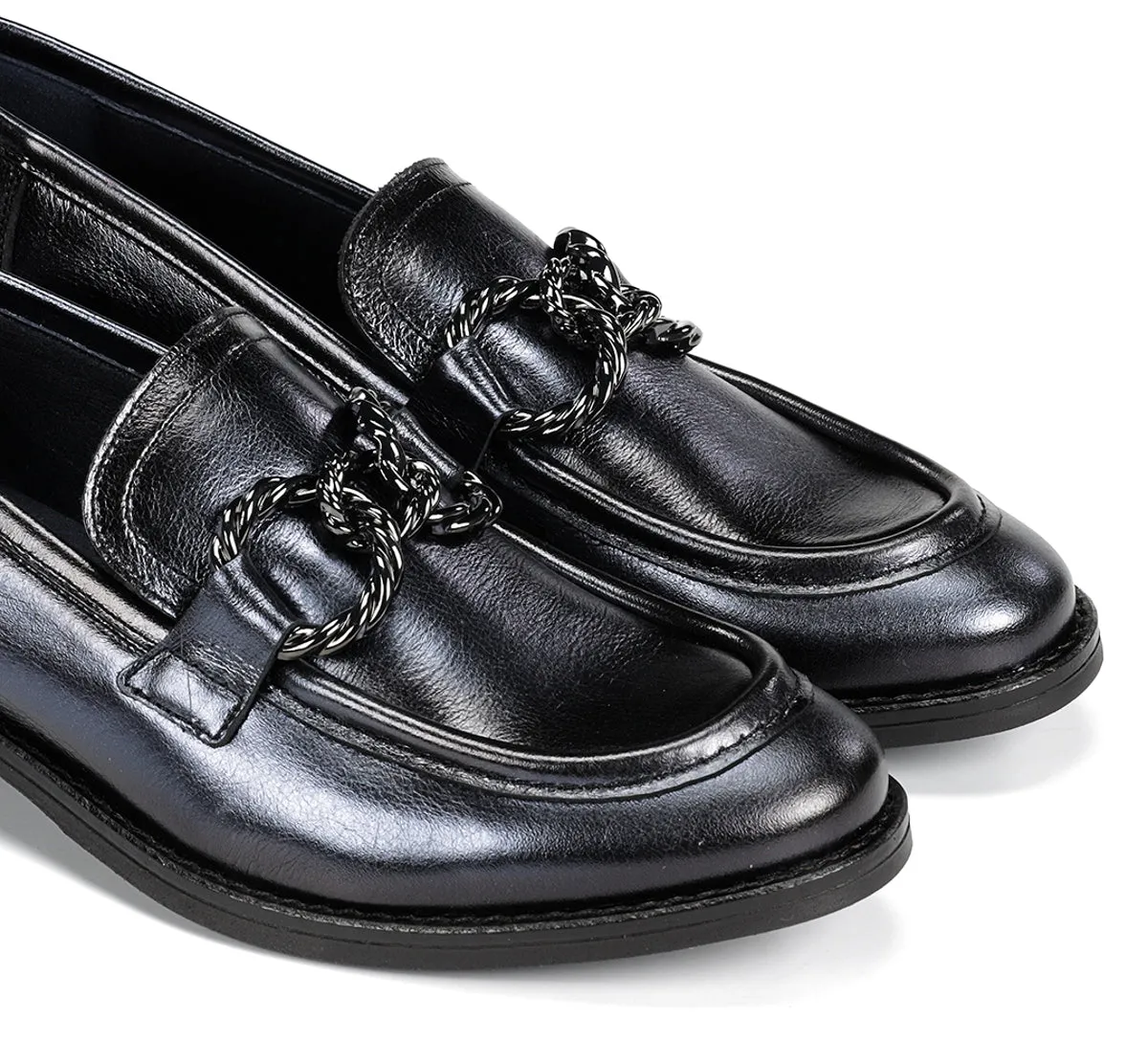 Fluchos Harvard D9117 mocassini donna blu pelle