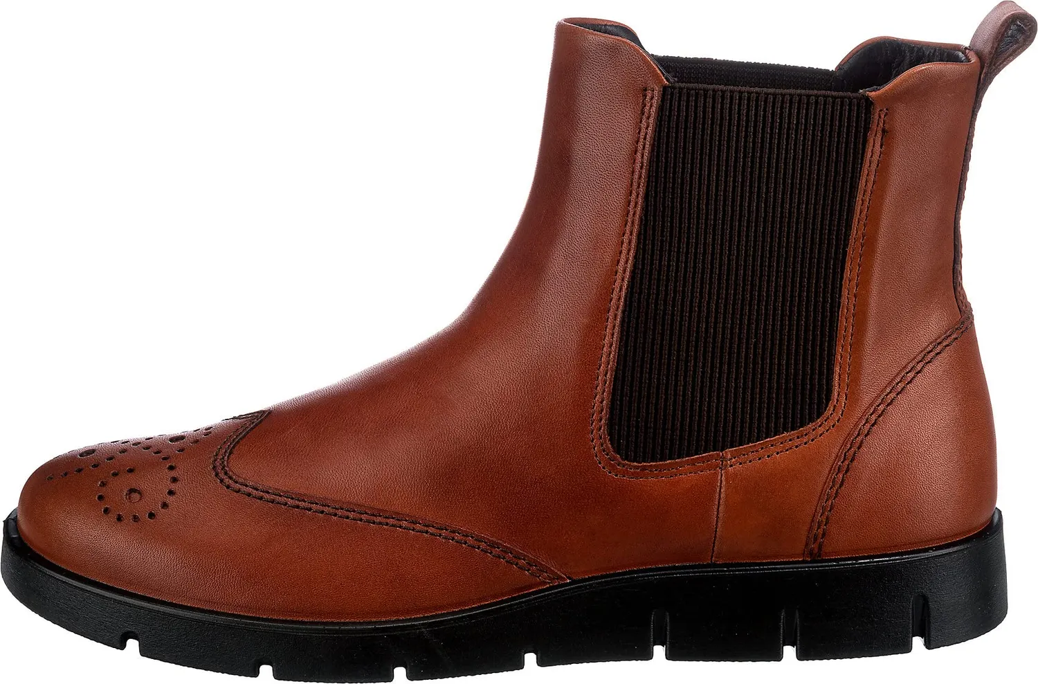Ecco Bella 282353 stivaletti Chelsea donna neri traforati