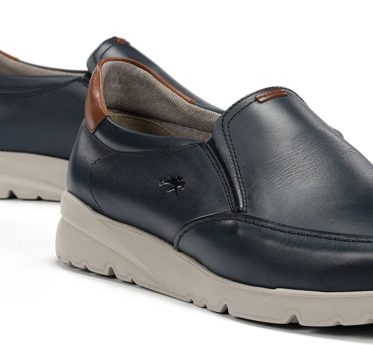 Fluchos Daryl F1458 slip on uomo blu classiche