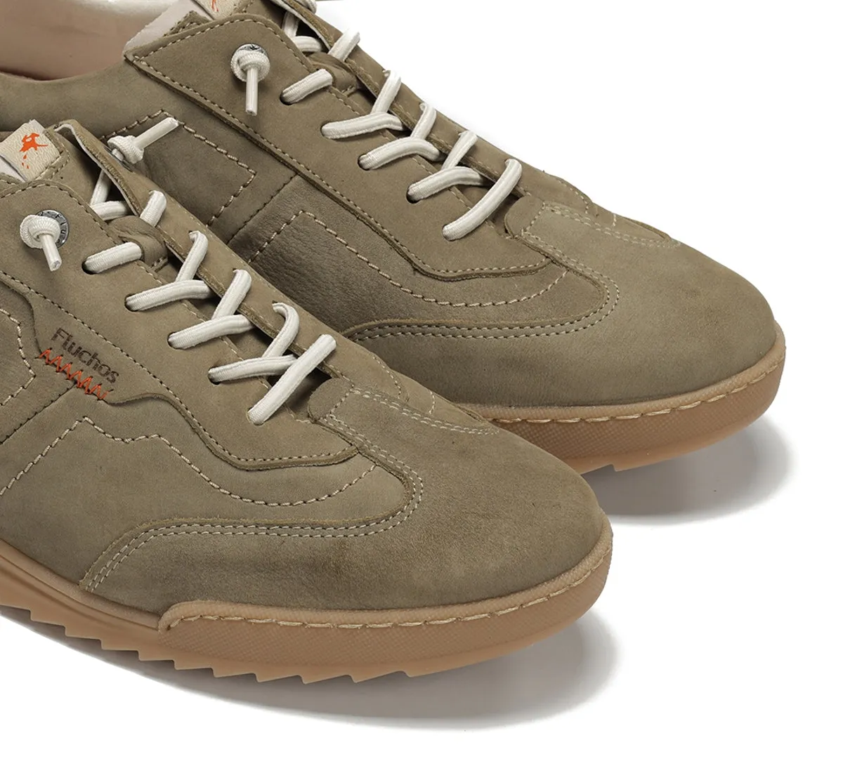 Fluchos Elder F2383 sneaker uomo verde suola dentellata
