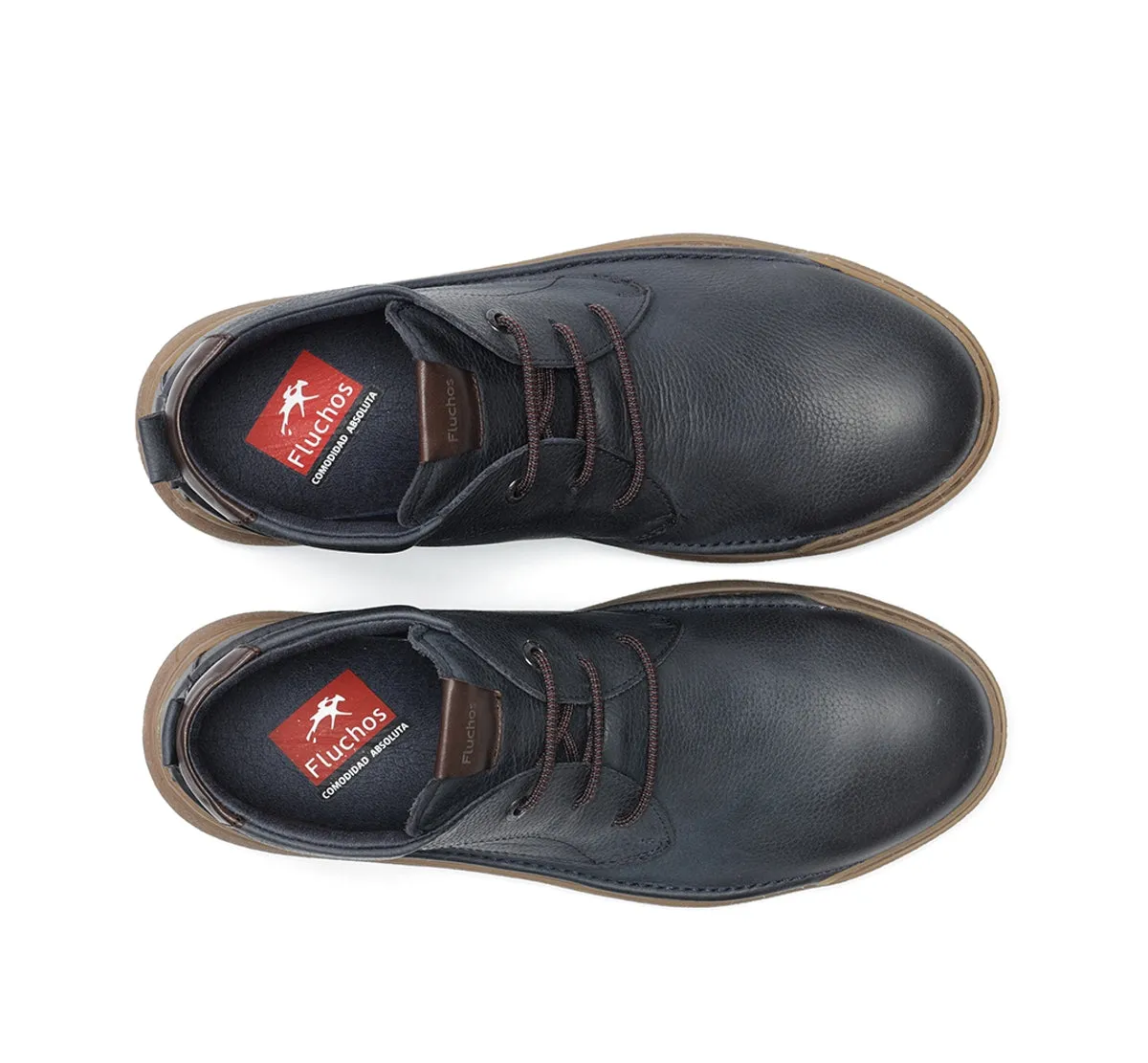 Fluchos Rocky F2034 stivaletto uomo blu pianta larga