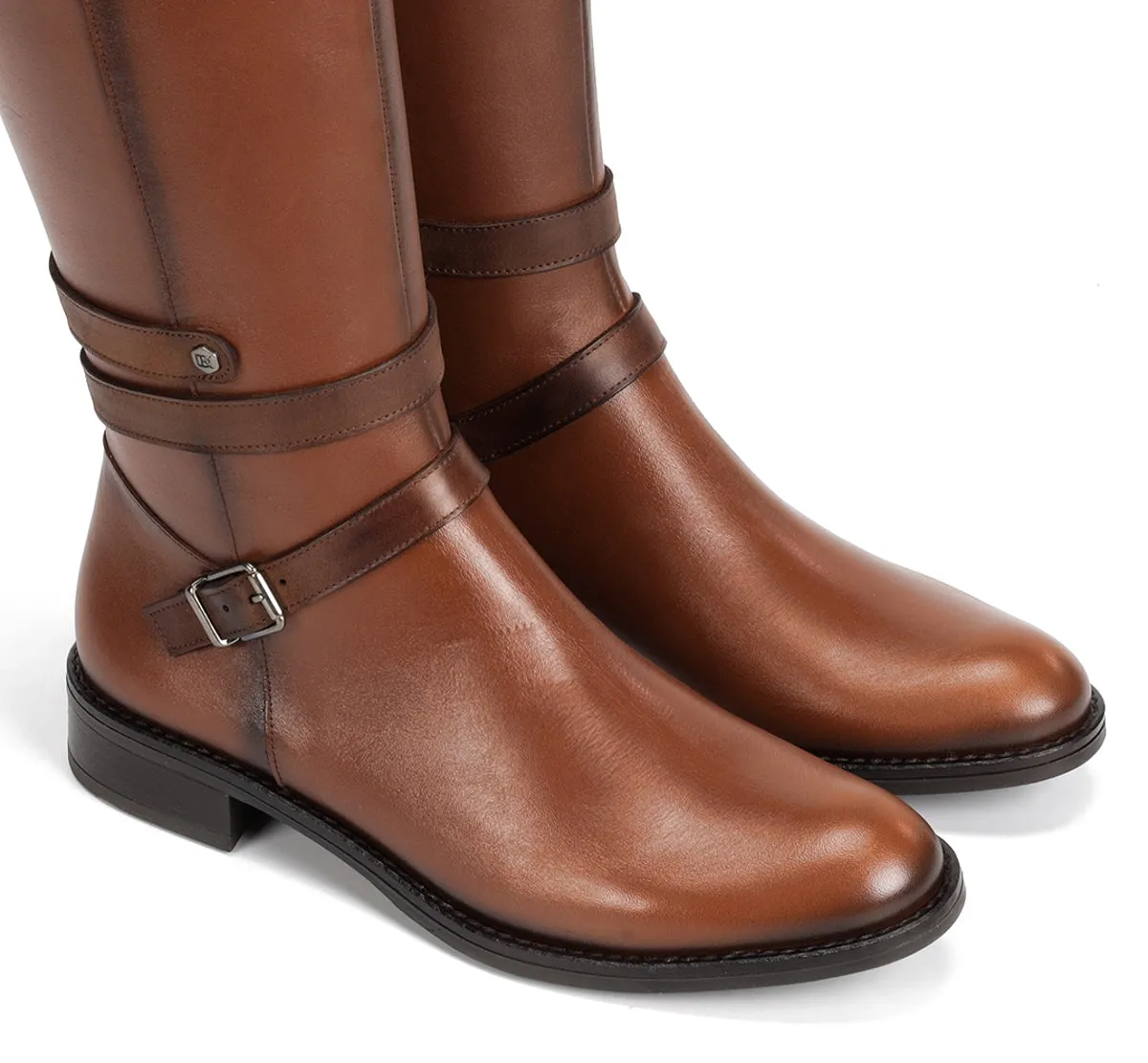 Fluchos Tierra D9532 stivale marrone linee femminili