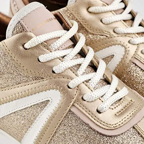 Alexander Smith Chelsea Gold sneakers donna glitter plateau