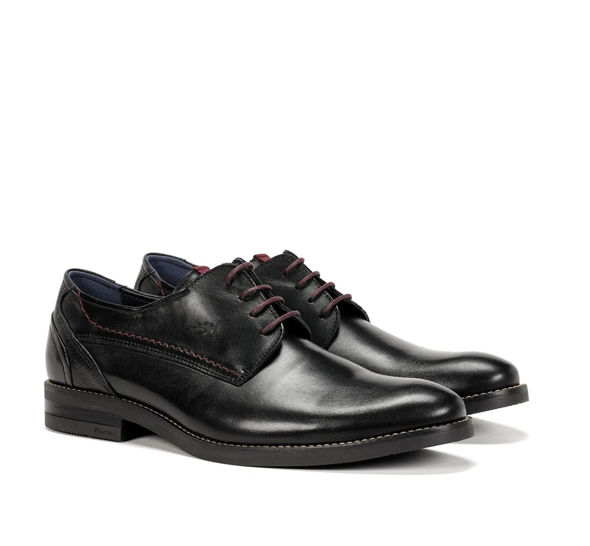 Fluchos Theo F1629 scarpe uomo nere classiche