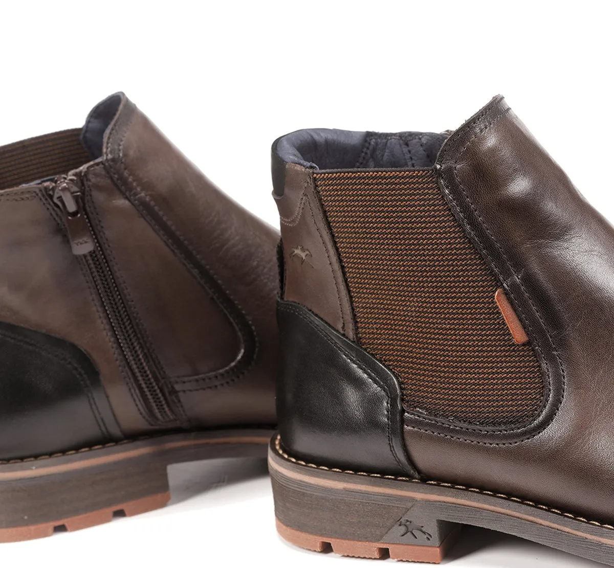 Fluchos Terry F1343 polacchine uomo marroni invernali