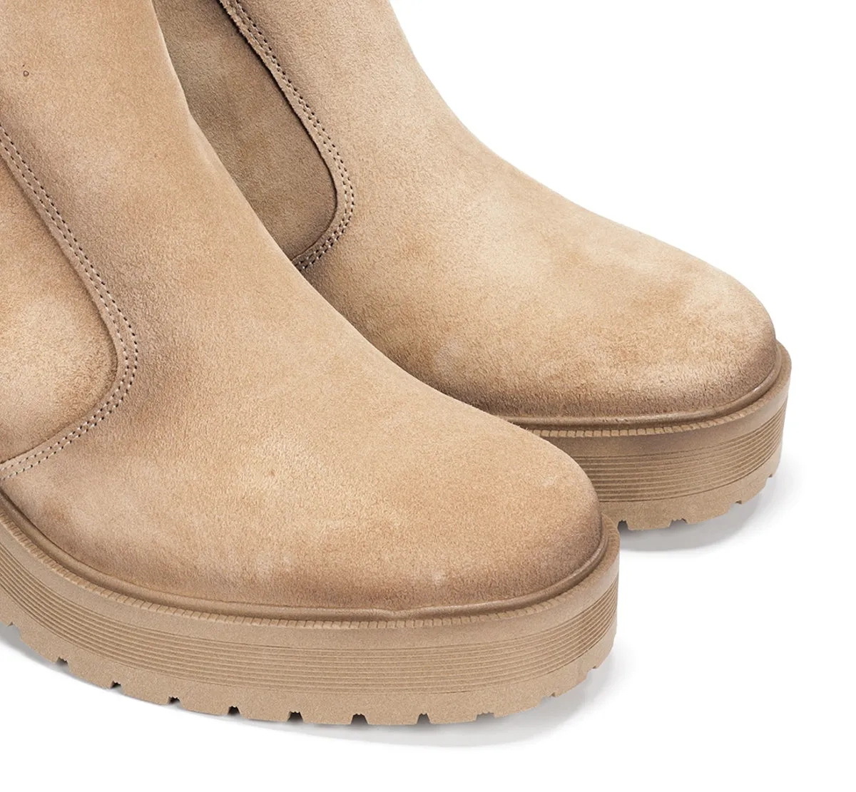 Fluchos Sarah D9353 stivaletto donna taupe tacco largo
