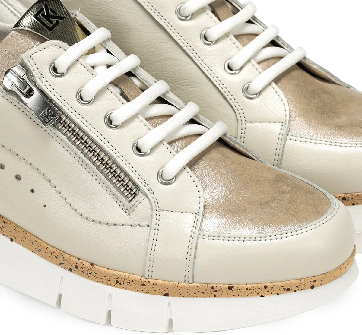 Fluchos India D9301 sneakers taupe donna