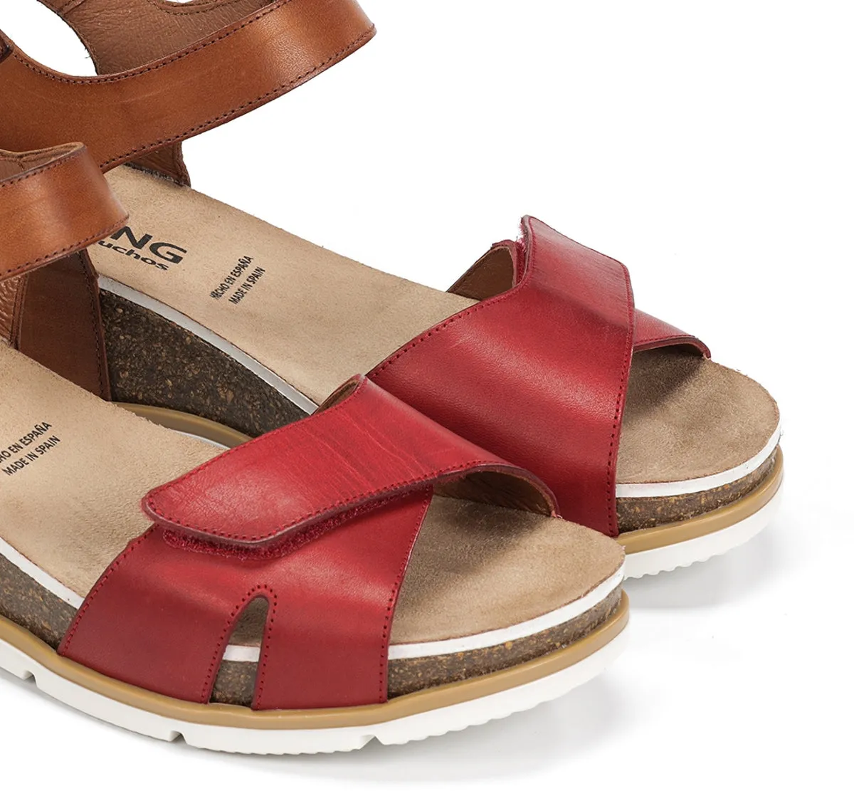 Fluchos Gold D9512 Sandali Zeppa Donna Rossi