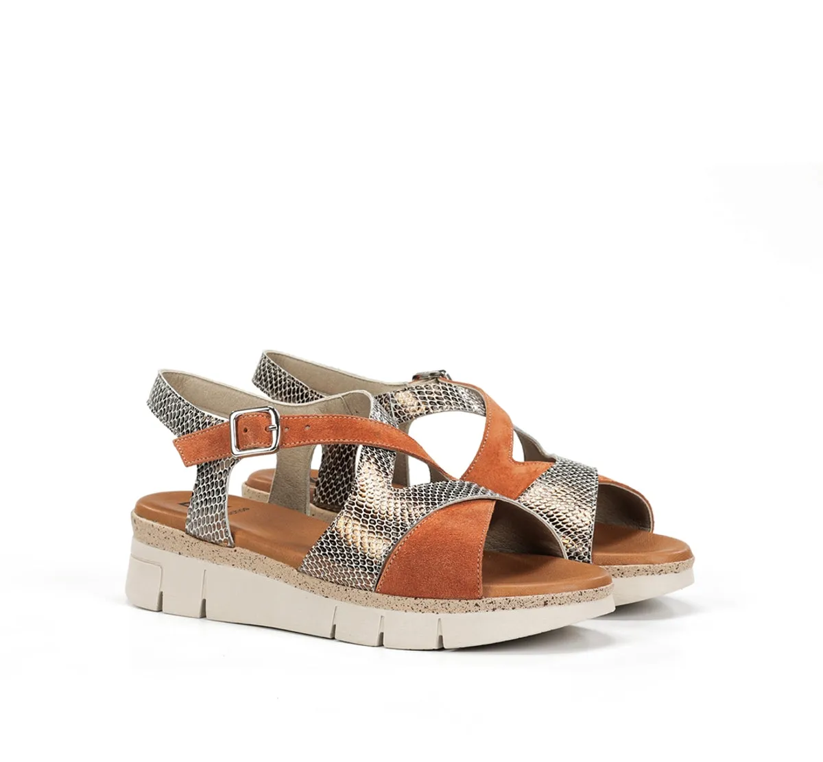 Fluchos Klau D9485 sandali marroni donna