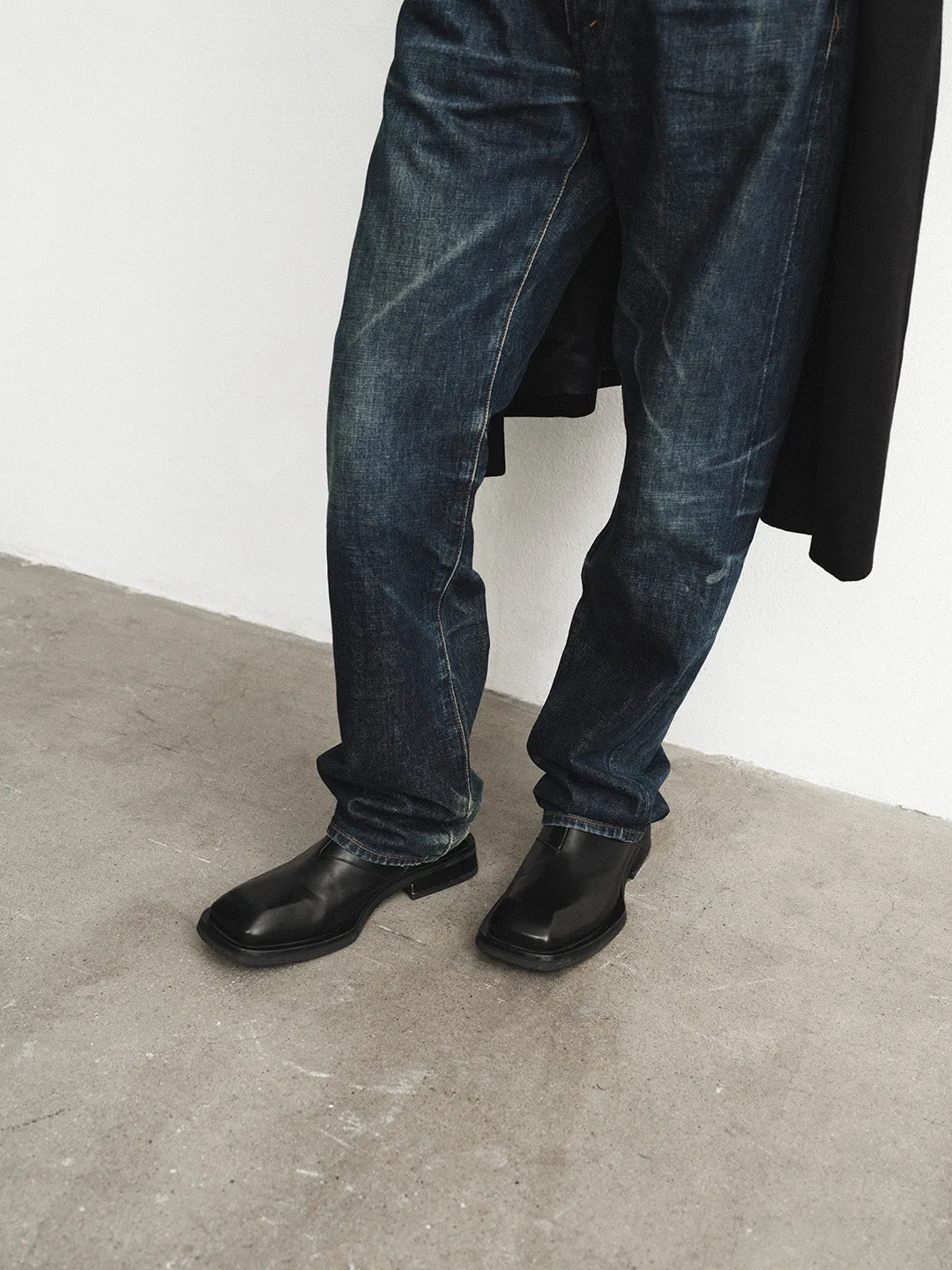 Eytys Piston Black Leather stivali neri pelle