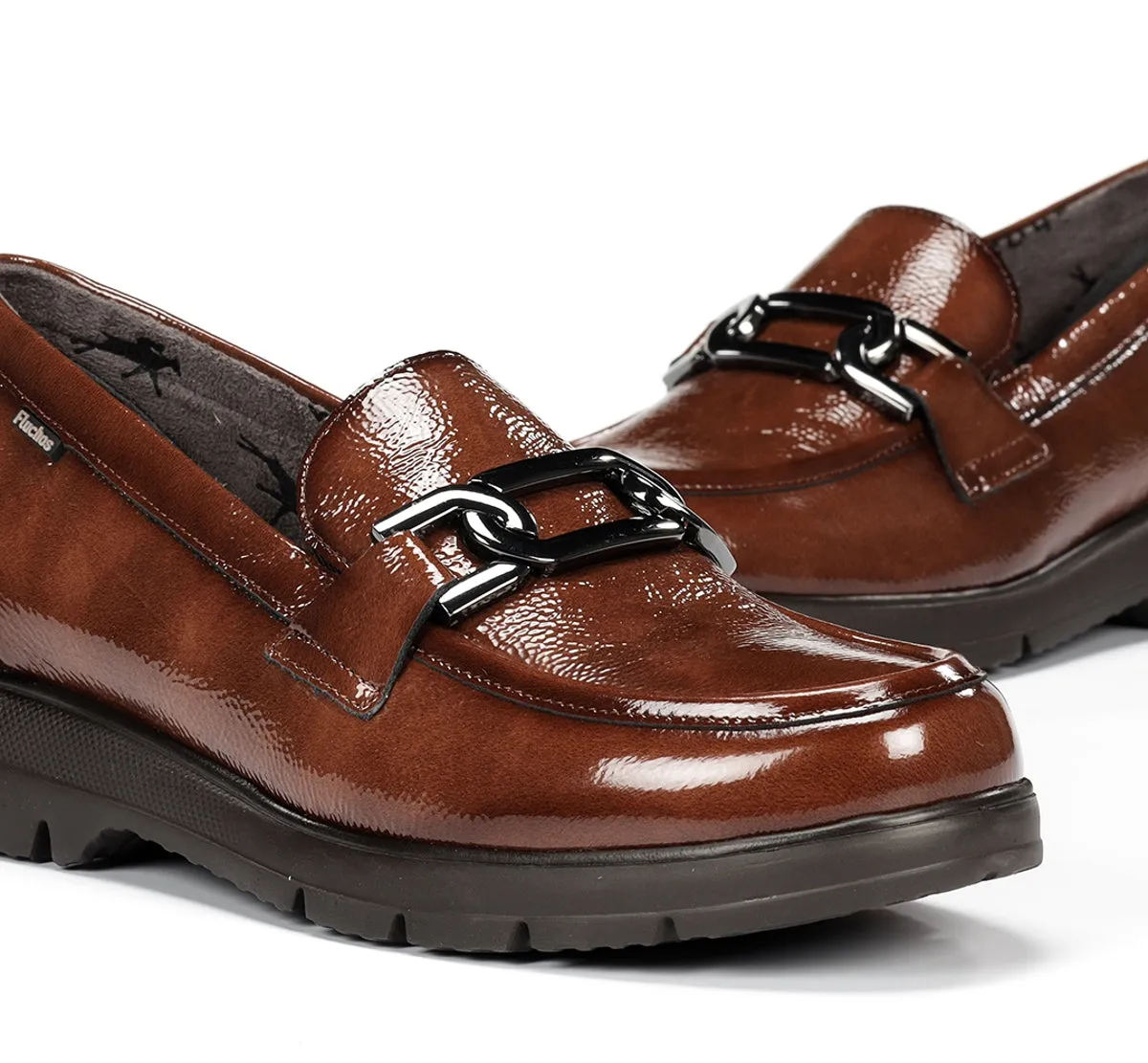 Fluchos Gladis F1794 mocassini donna marroni leggeri