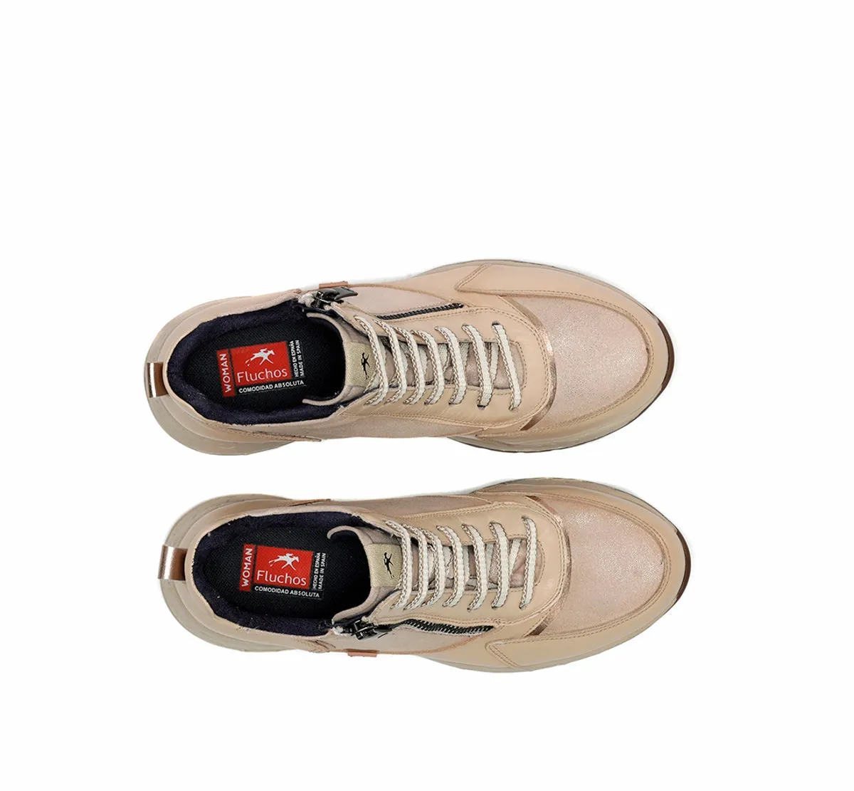 Fluchos Nexus F2311 stivaletti donna bianchi pelle