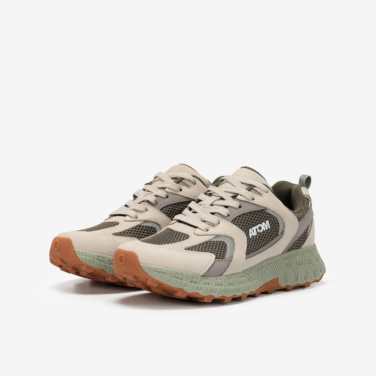 Atom Free Ride AT186 sneaker donna verde forest chunky