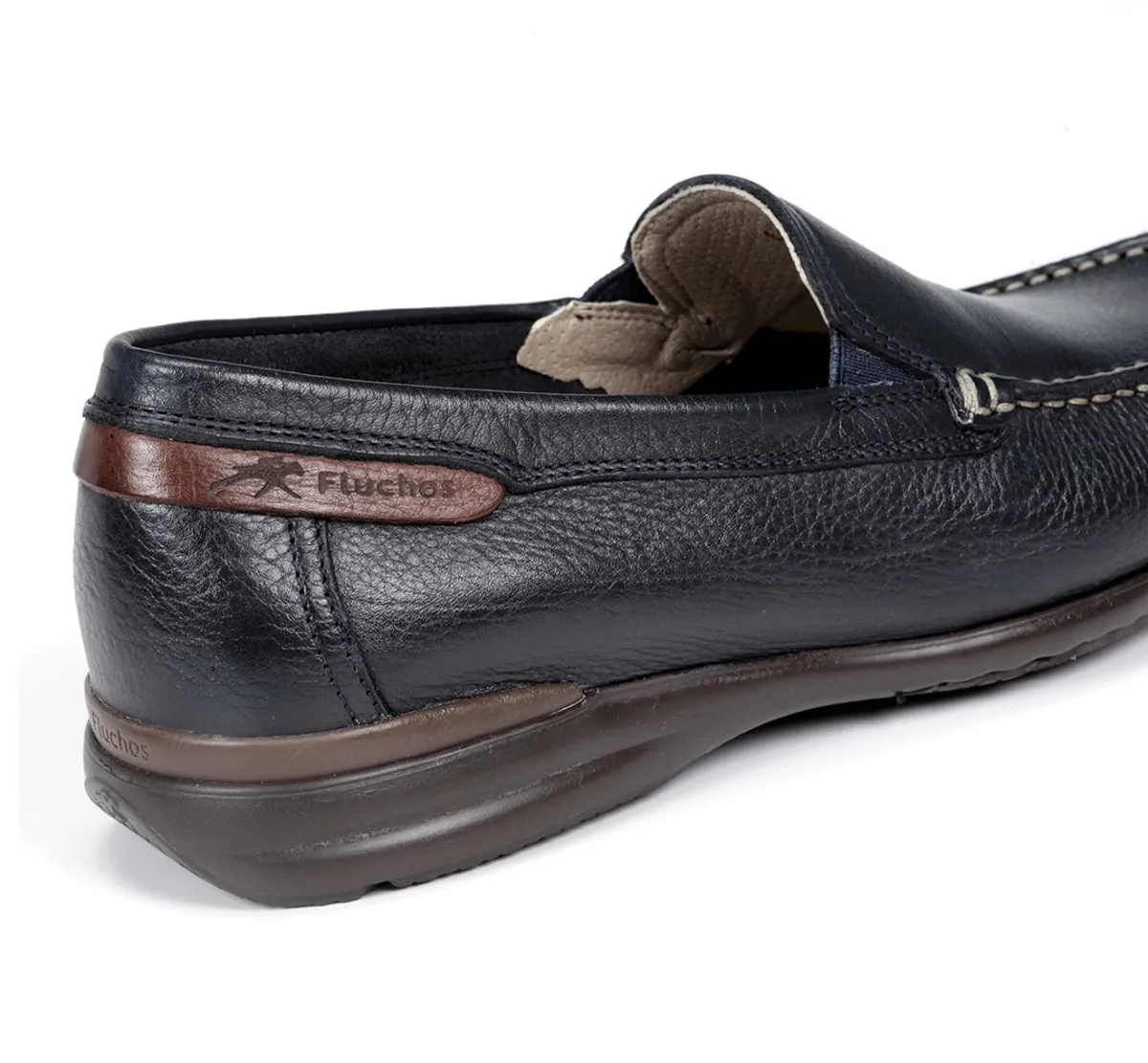 Fluchos Orion 8682 Mocassini Uomo Blu in Pelle