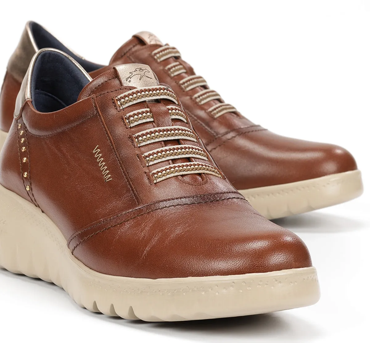 Fluchos Live F2096 sneakers marrone donna zeppa