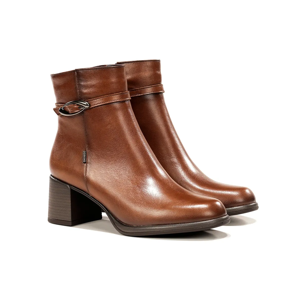 Fluchos Frixe D9816 stivaletti donna marroni tacco