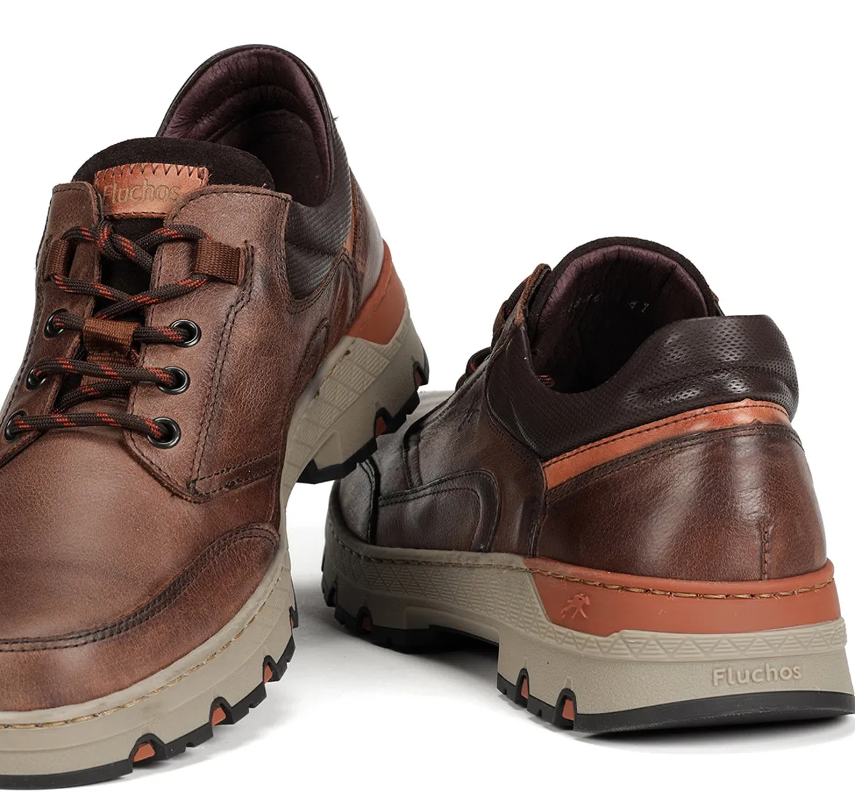 Fluchos Sigurd F1846 Scarpe Uomo Marroni Comfort