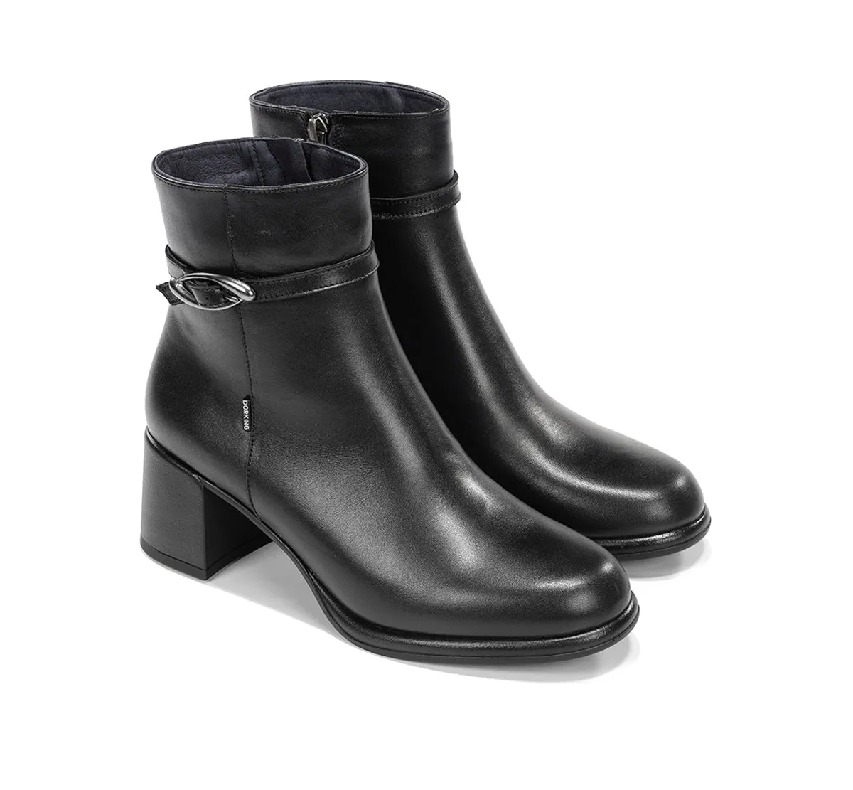 Fluchos Frixe D9816 Stivaletto Nero Donna Tacco