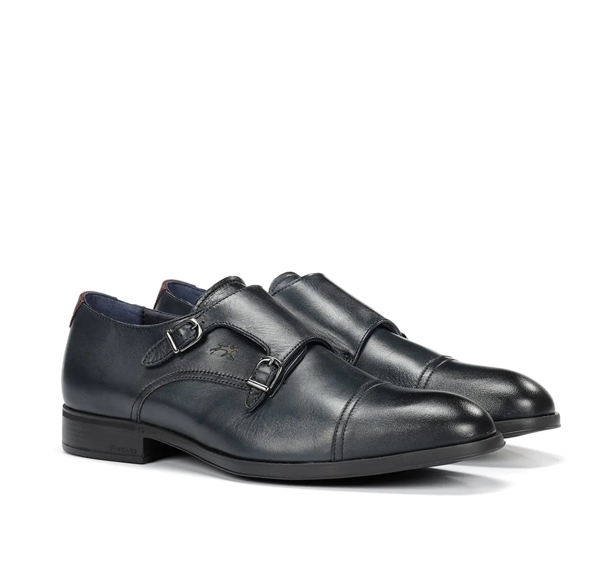 Fluchos Asgard F1838 scarpa uomo blu pelle elegante