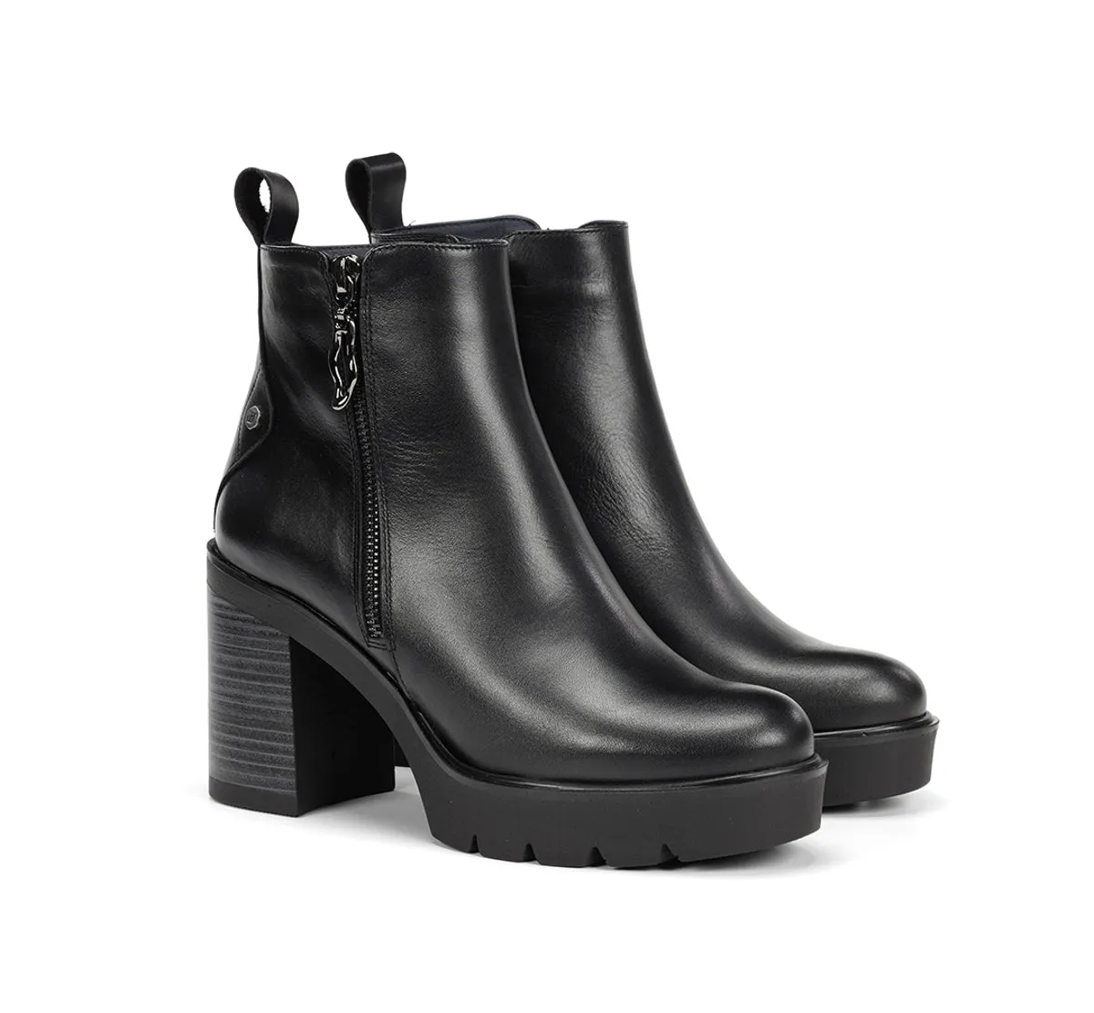 Fluchos Dorking Alert D9562 stivaletto donna nero tacco