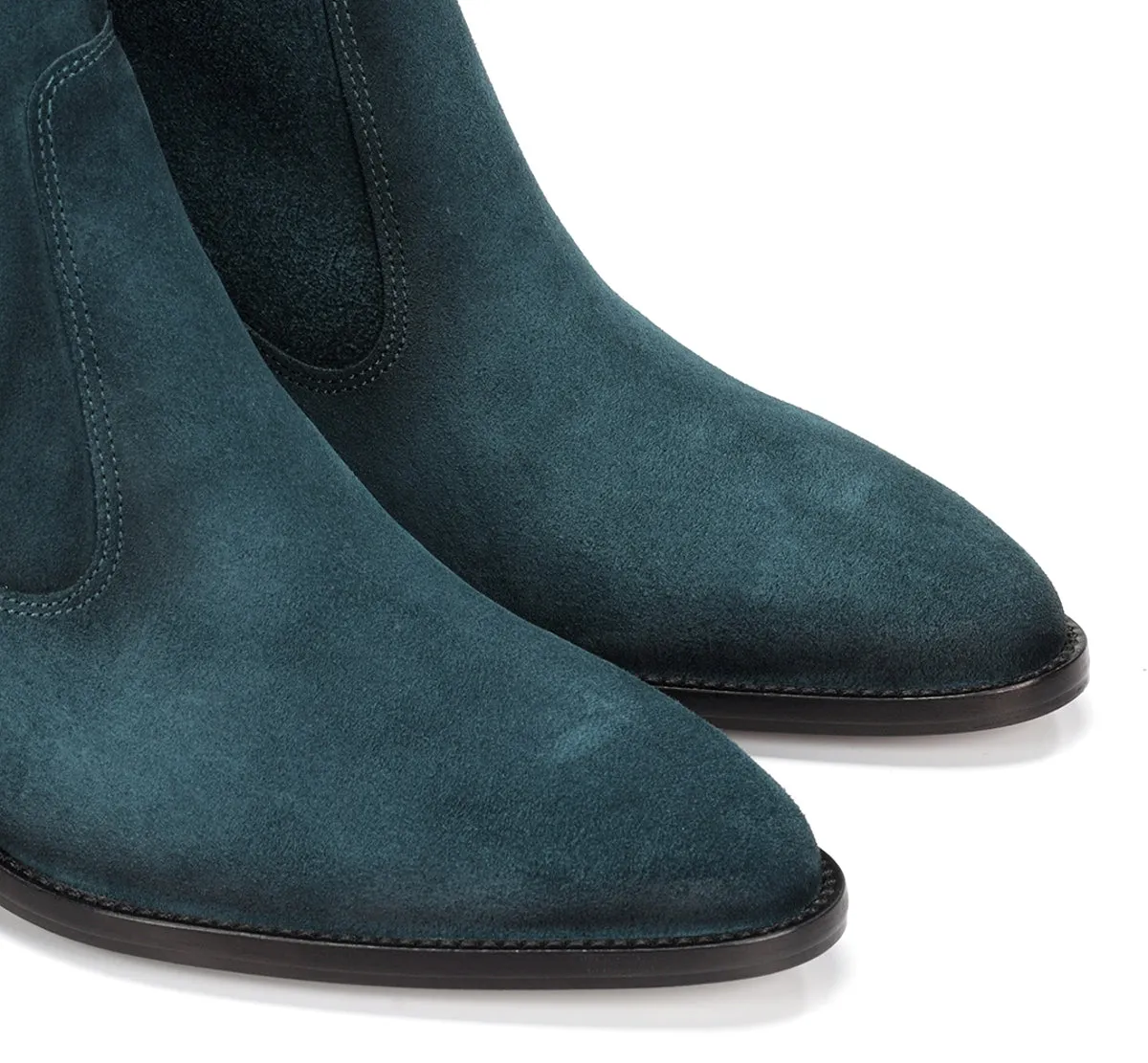 Fluchos Arwen D9425 stivaletto donna blu tacco largo