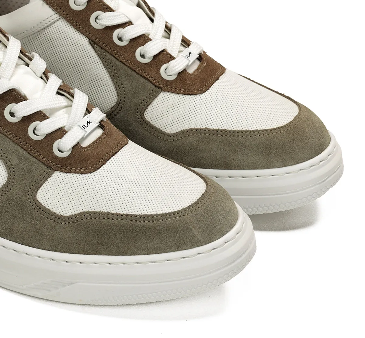 Fluchos Boston F1970 sneakers uomo verdi leggeri