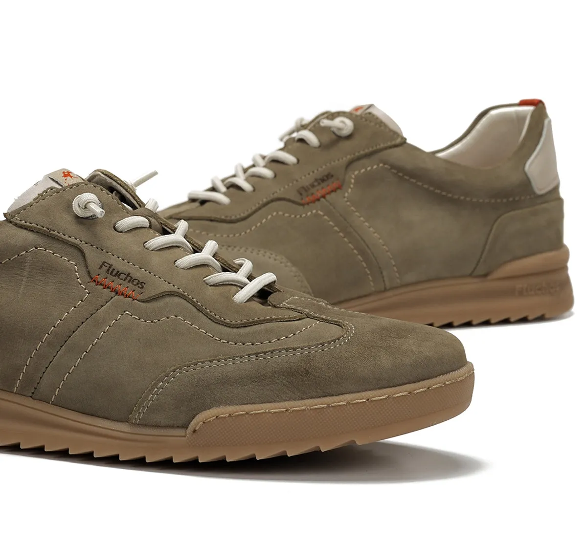 Fluchos Elder F2383 sneaker uomo verde suola dentellata