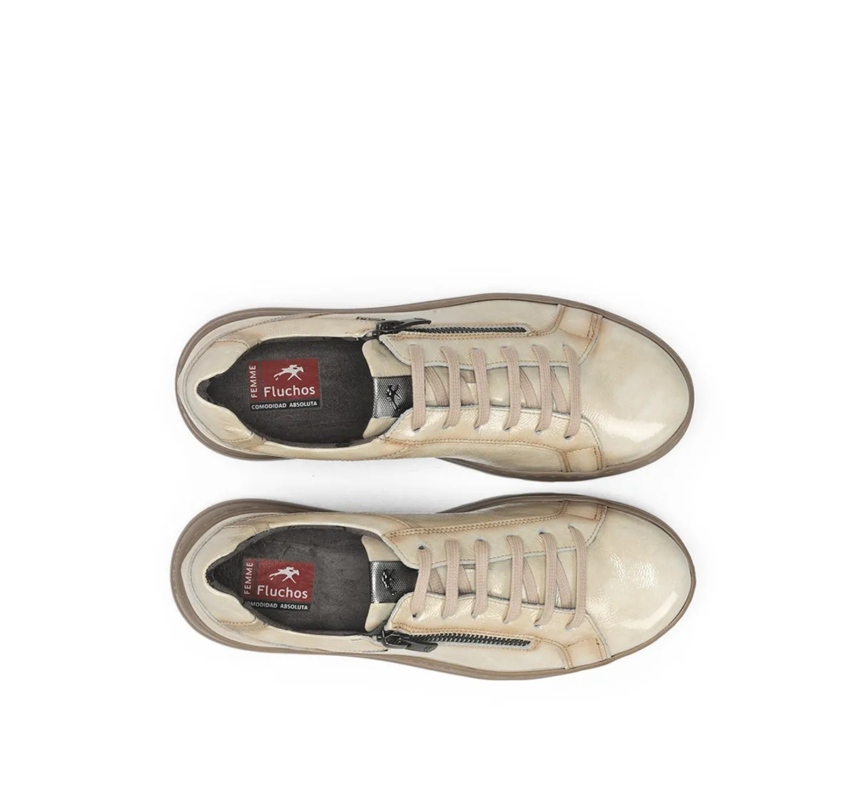 Fluchos Pompas F1666 sneakers donna taupe light