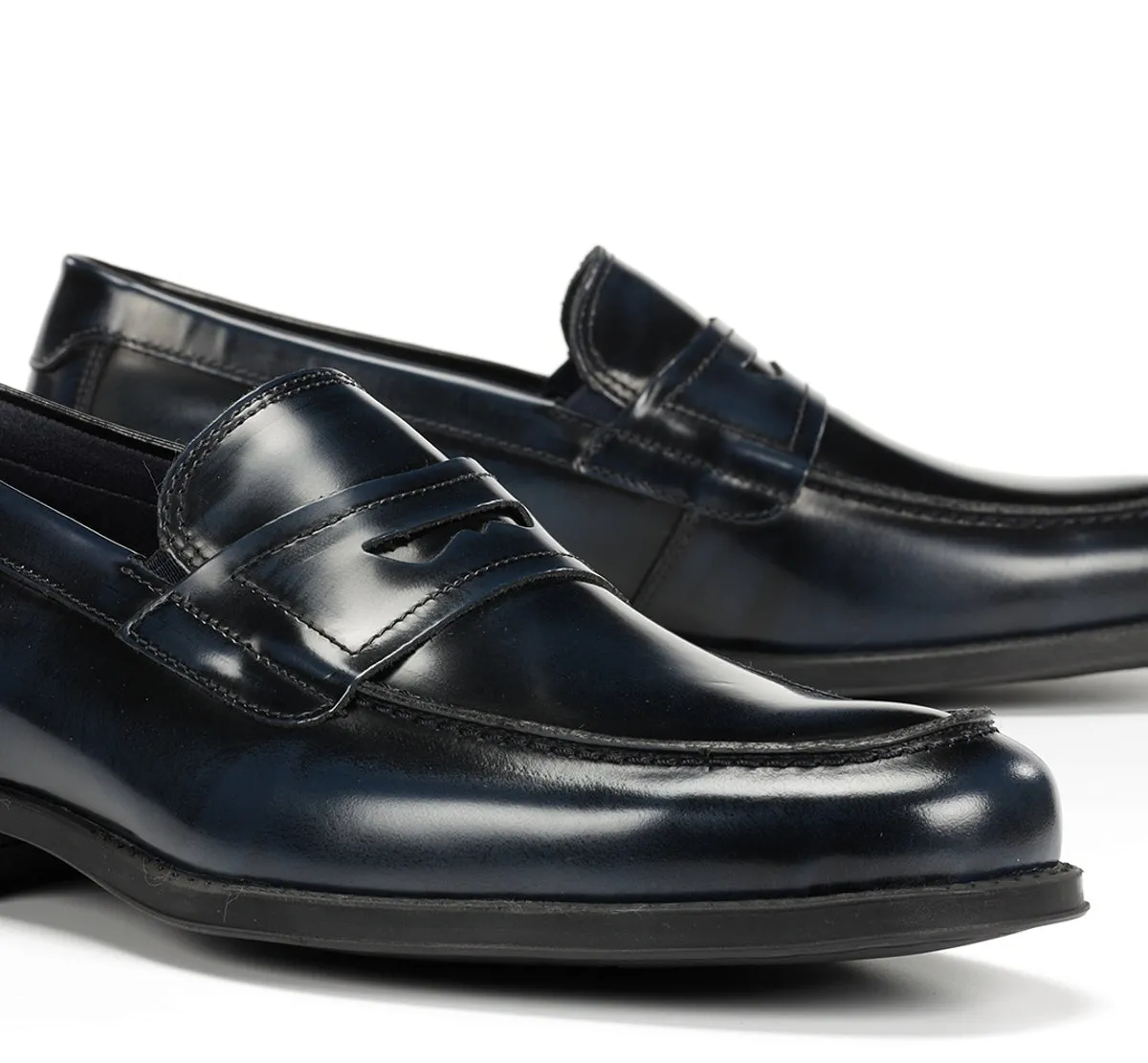 Fluchos Arthur F1933 Mocassino Uomo Blu Formale