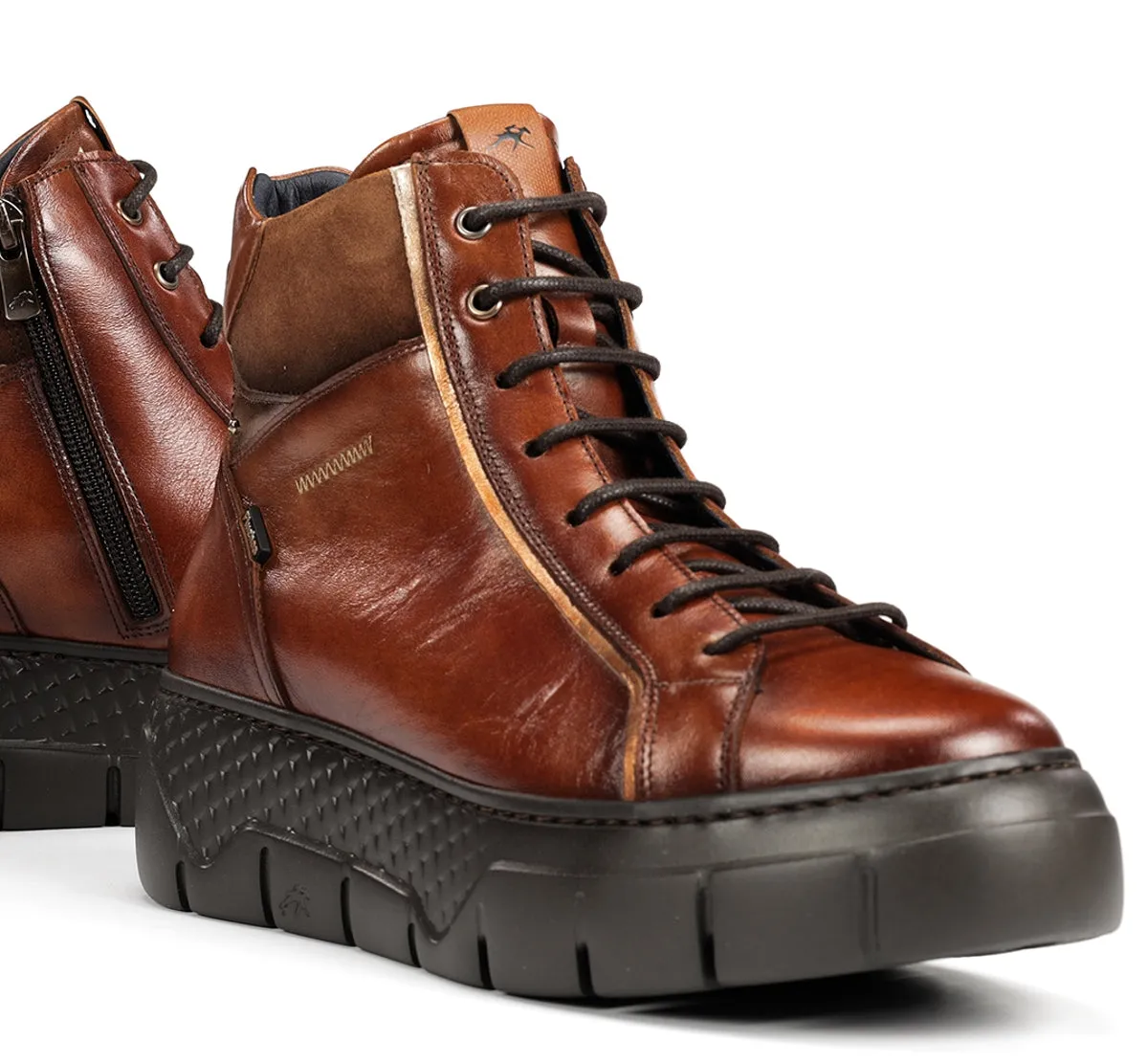 Fluchos Ilia F2304 stivaletti donna marroni lacci