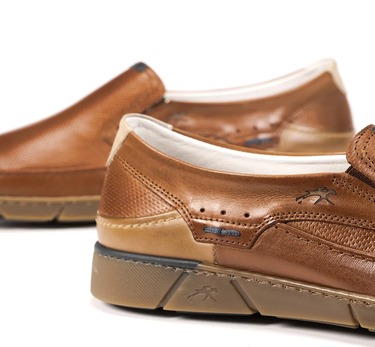 Fluchos Barry F1157 mocassini uomo marroni casual