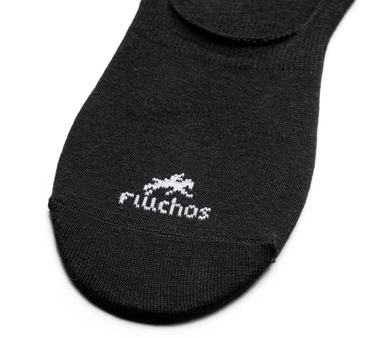 Fluchos CA0002 fantasmini uomo neri 2 paia cotone